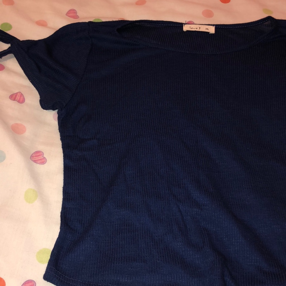 Navy blue top